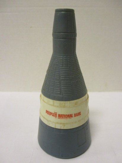 Vintage "People's National Bank" Re-Entry Gemini Spacecraft Module Bank