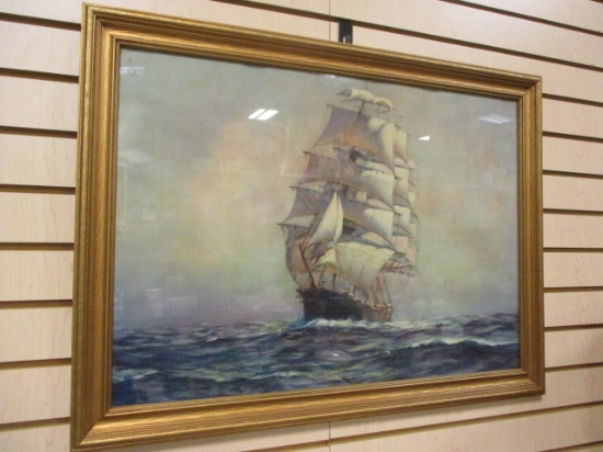 Framed Ship Print