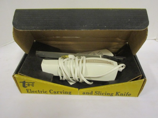 Vintage Therm-O-Ware Electric Carving and Slicing Knife in Original Box