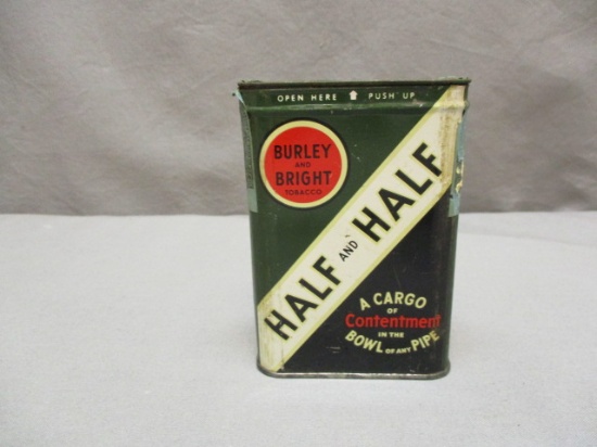 Vintage Half & Half - Burley & Bright Tobacco Tin