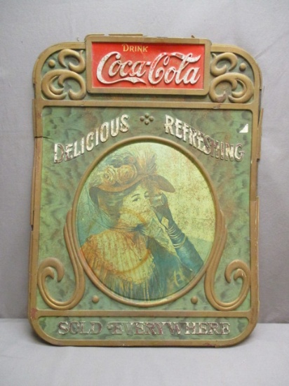 Vintage Plastic Coca-Cola Sign - See All Photos