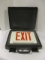 Porta Exit Sign in Case - Model: Slim Combo