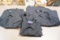 3 Black Police Shirts - Size 17.5