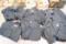 6 Black Police Shirts - Size 16-16.5