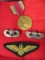 Riker Case w/ Rare Medals - Parachutist Jumpwings, WWII Medal, & More