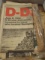 6 Original WWII Newpapers w/ Interesting Headlines - D-DAY