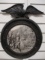 Cast Metal Eagle Frame with Surrendering War Photo