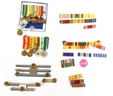 NICE! Large lot of Ribbon Bars/Stars, Medal Bars & more - See Pics