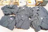 6 Black Police Shirts - Size 16-16.5