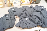 6 Black Police Shirts - Size 15-15.5 (The Force)
