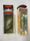 2 Rapala Fishing Lures: DT-4, & GFR-5 Glass Fat Rap Deep Runner