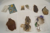 Lot of Skinned Animal Fly Fishing - Rabbit Face & Bird Tail