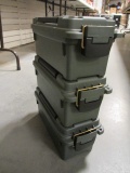 3 Small Cabela's Ammunition Boxes