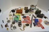 Large Assortment of Military Collectibles & More