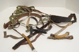 Huge Lot of Leather Straps, Cross Straps, Support & More