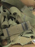 Large lot of Military Gear - Web Belts, Slings, Suspenders, Pouches & More