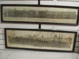 Pair of Panormaic Troops - 1st Gas Rgt. Ohio & includes