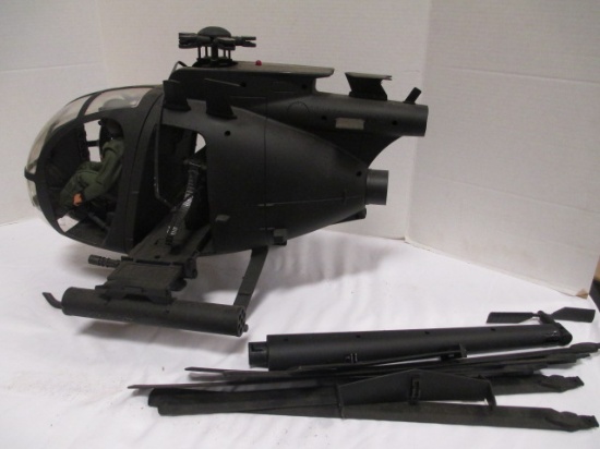 1999 21st Century Toys Black Helicopter with Action Figure Pilot