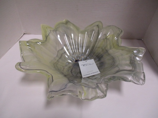 Murano Art Glass Bowl with sticker and Tag