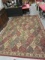 Jewel Tone Floral Area Rug