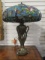 Stained Glass Style Double Bulb Lamp