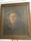 Signed Early 1800's Oil on Canvas Portrait of Man in Hat