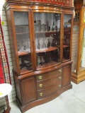 Bassett 2 Pc. Bow Front China Cabinet