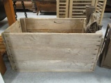 Antique Fulton Corn Sheller Mounted on Wood Box