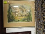 Signed, Numbered Farmhouse Watercolor Print
