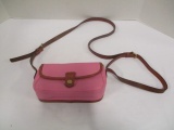 Dooney & Bourke Pink East/West Crossbody Flap Purse