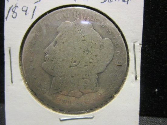 Morgan Silver Dollar-1891O