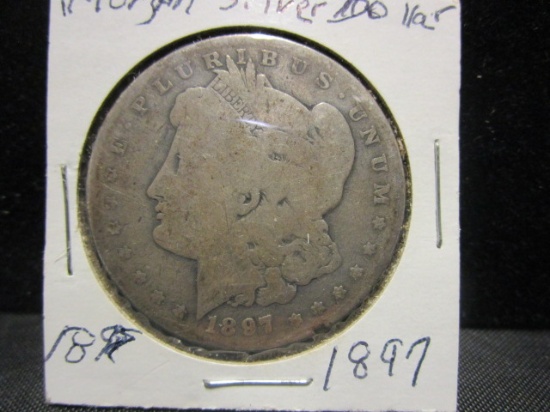 Morgan Silver Dollar-1897O