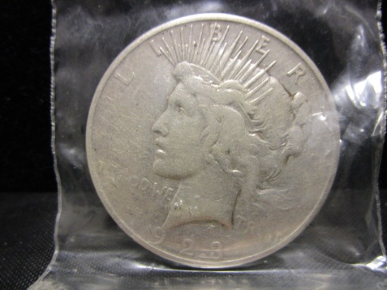 Peace Silver Dollar-1923D