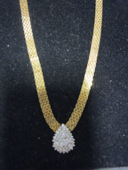 10k Gold & Diamond Necklace