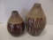 Pair of Ribbed Vases