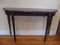 Console Table with Metal Accents