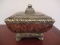 Textured Footed Container