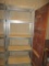 Metal Shelf Unit with Wood Shelves