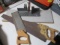 Miter Saw with Box and Hand Saw