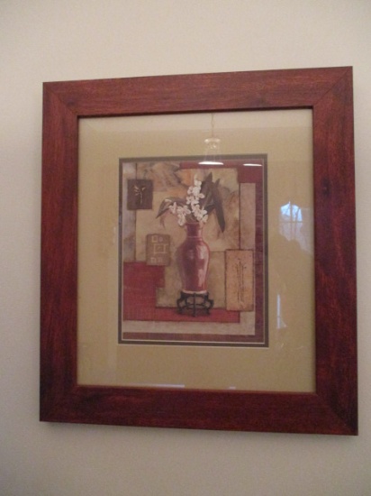 Framed and Matted Still Life Print