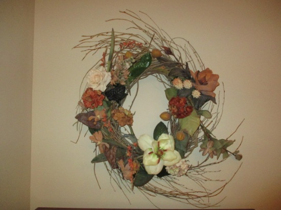 Large Artificial Floral Wreath