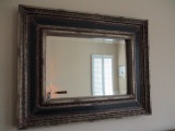 Beveled Mirror in Multi-Dimensional Frame