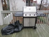 Charmglow Stainless Steel Gas Grill with Cover