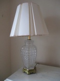 Glass Lamp with Shade