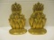 Pair of Andrea by Sadek Brass Pineapple Bookends