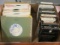 Eight 8 Track Cartridges and Vinyl 45's