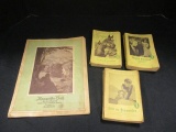 Two 1927 and One 1930 German Language Novels and Song Book
