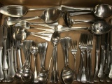 104 Pieces of Oneida Community Stainless Steel Flatware and Serving Pieces