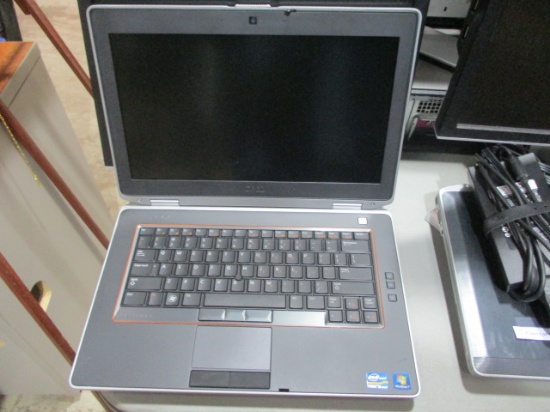 Dell 17" Monitor, Latitude Window 7 Core i5 vPro Laptop, Power Cord and Charging Docking Base