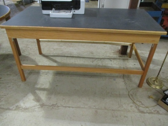 Wood Table with Laminate Top